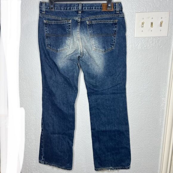 Tommy Hilfiger Ultra Wash Blue Mid Rise Hip Women’s Bootcut Jeans Sz 13/30 Y2K - Picture 3 of 12
